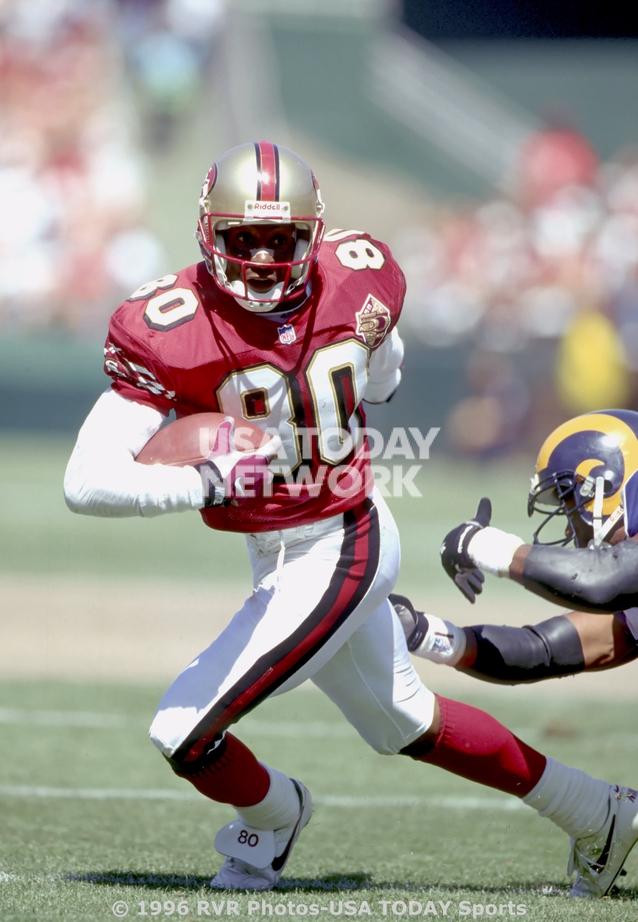 Jerry Rice 1996 Laser View #38 PE