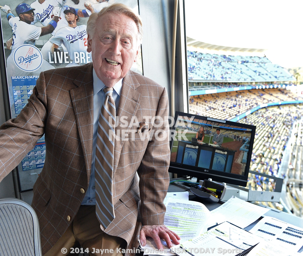 Dodgers Unveil New Play-By-Play Booth With Vin Scully Heir Joe